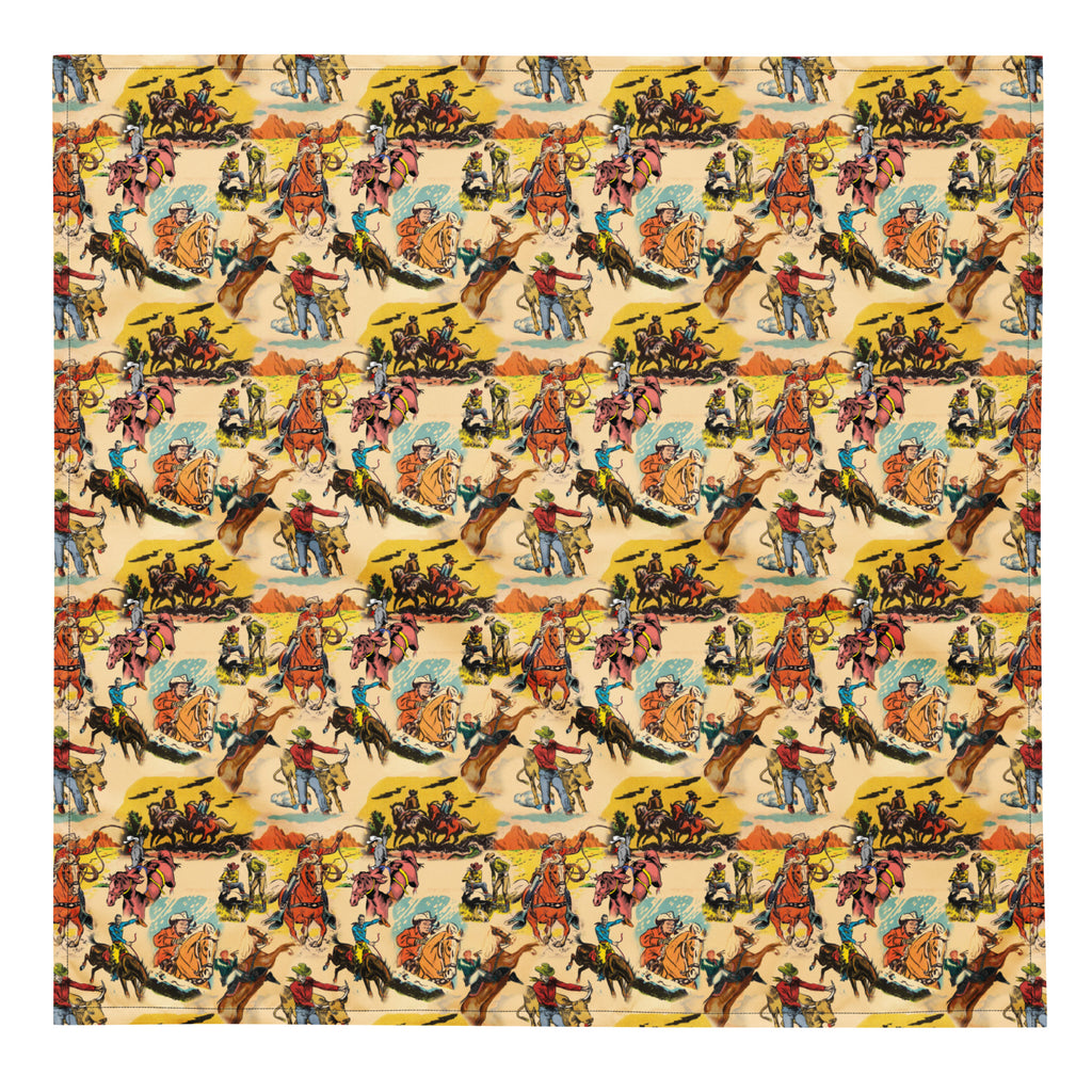 Vintage Cowboy - All-over print bandana