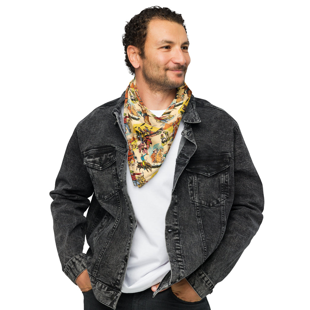 Vintage Cowboy - All-over print bandana