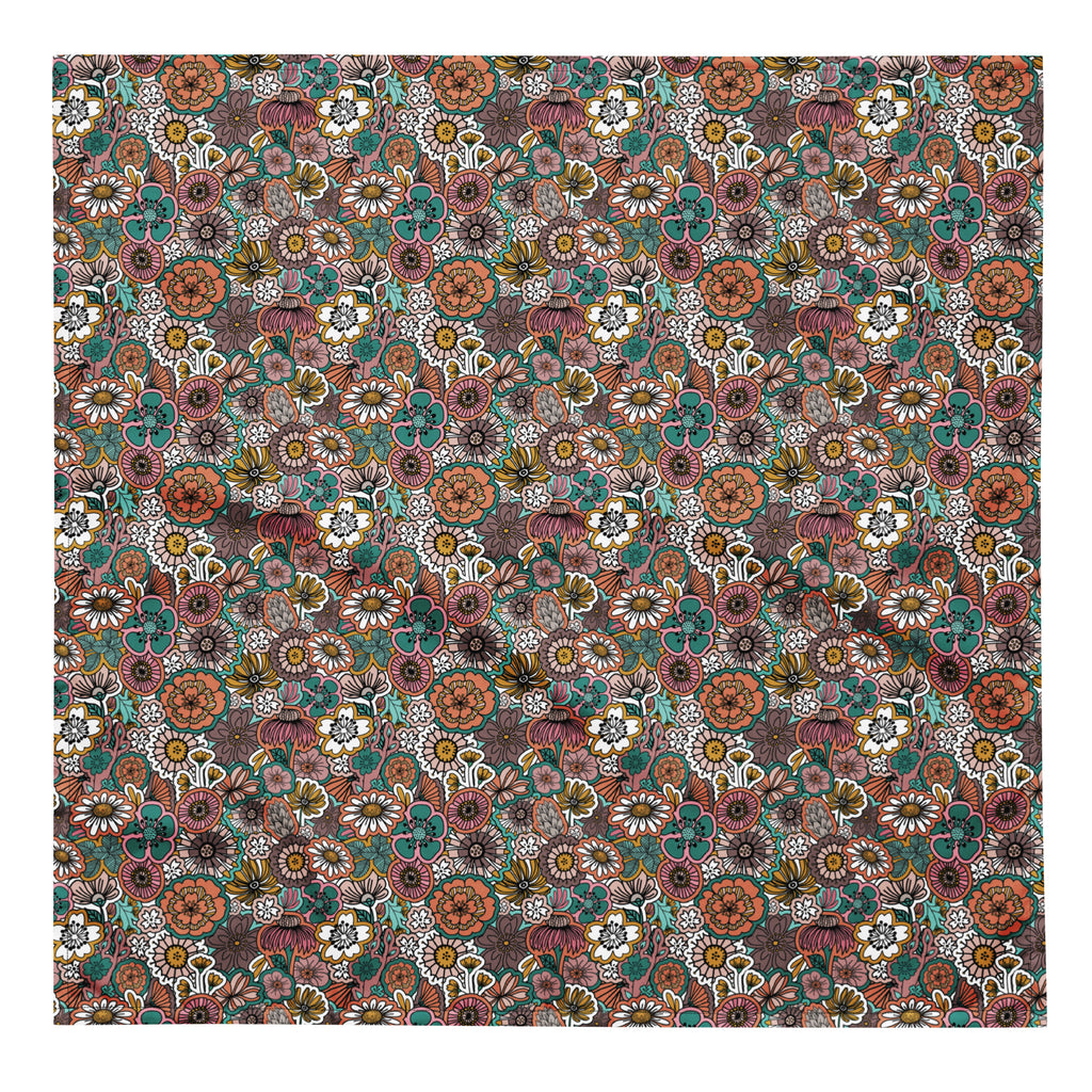 Sticker Book Flower Fields - All-over print bandana