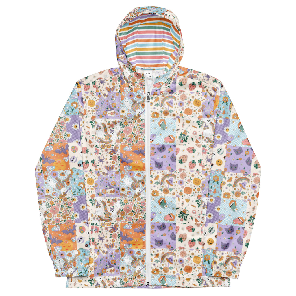 Halloween Quilt Style - unisex windbreaker