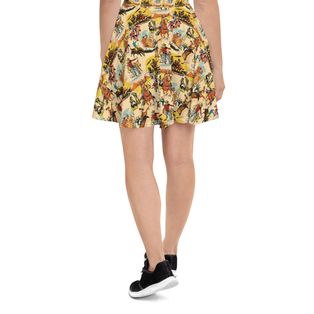 Vintage Cowboy - Skater Skirt