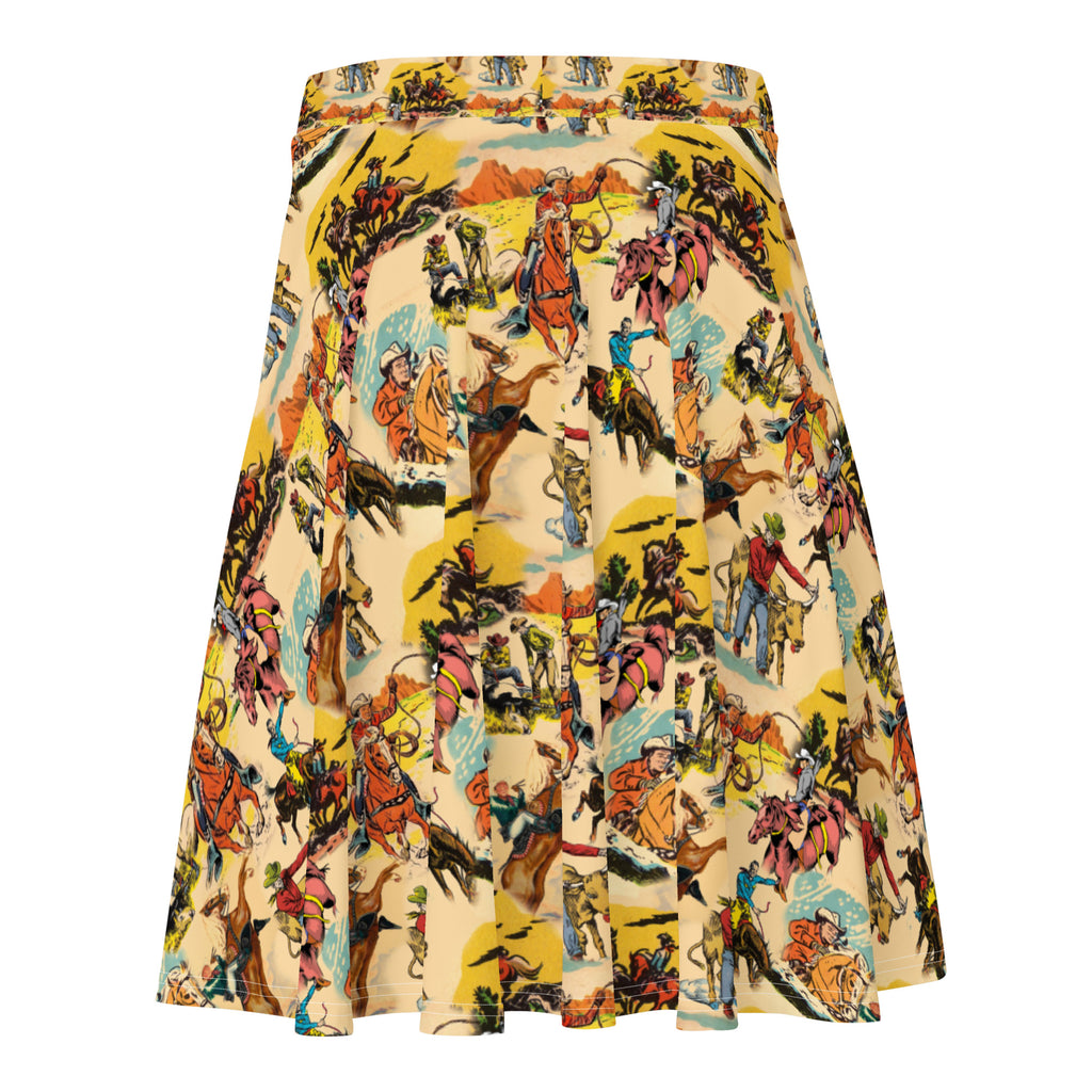 Vintage Cowboy - Skater Skirt