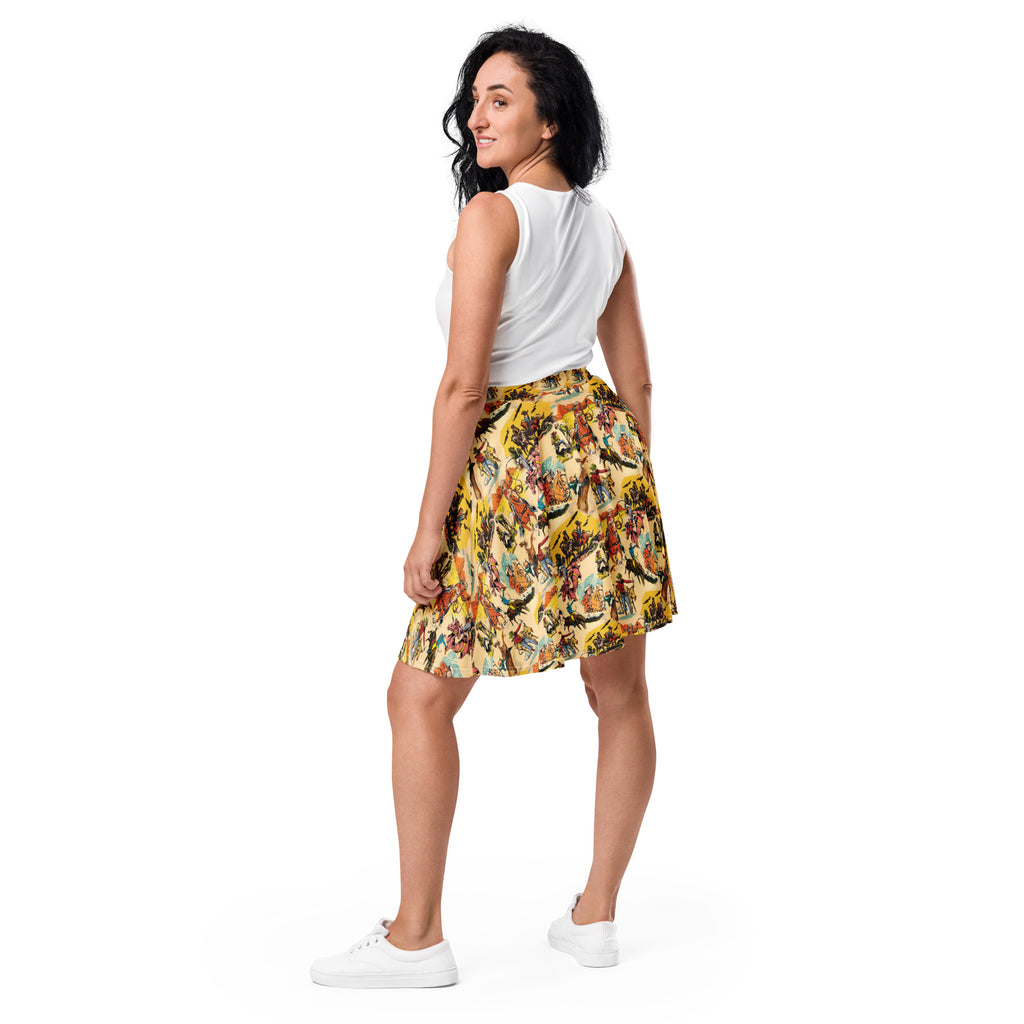 Vintage Cowboy - Skater Skirt