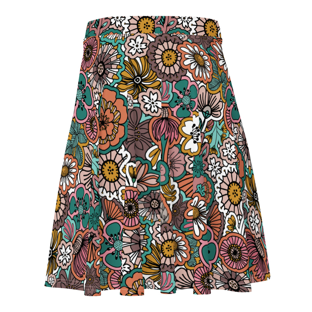 Sticker Book Flower Fields - Skater Skirt