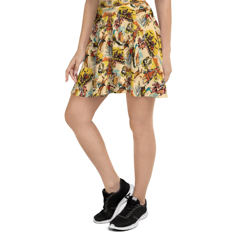 Vintage Cowboy - Skater Skirt