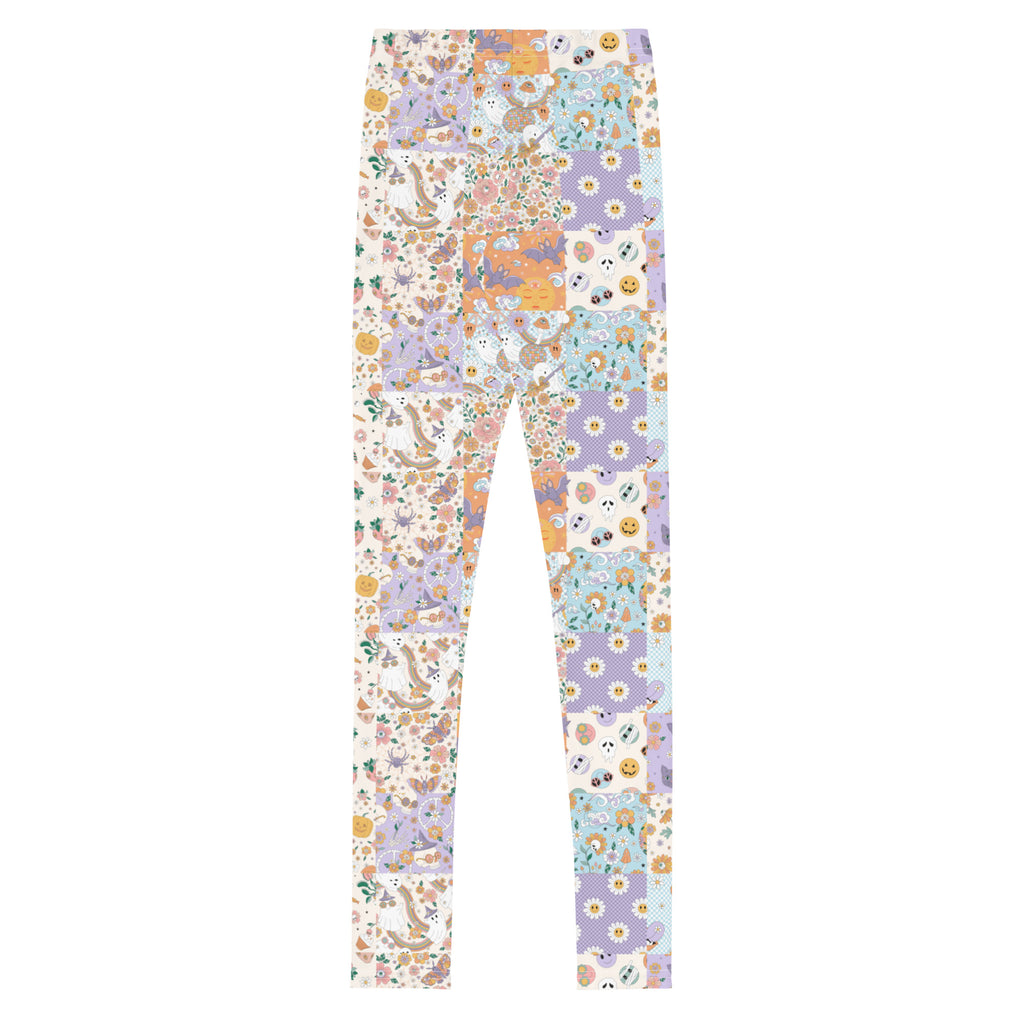 Halloween Quilt Style - Youth Leggings