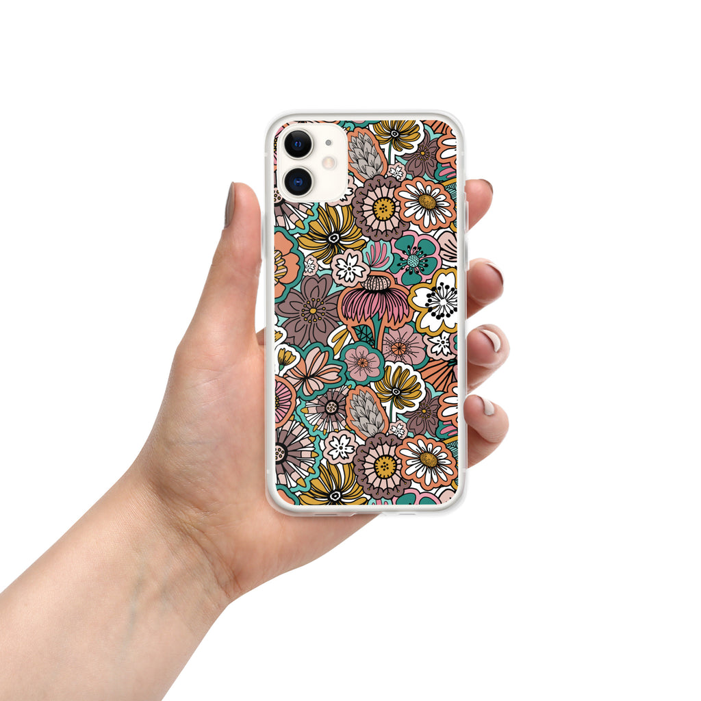 Sticker Book Flower Fields - Clear Case for iPhone®