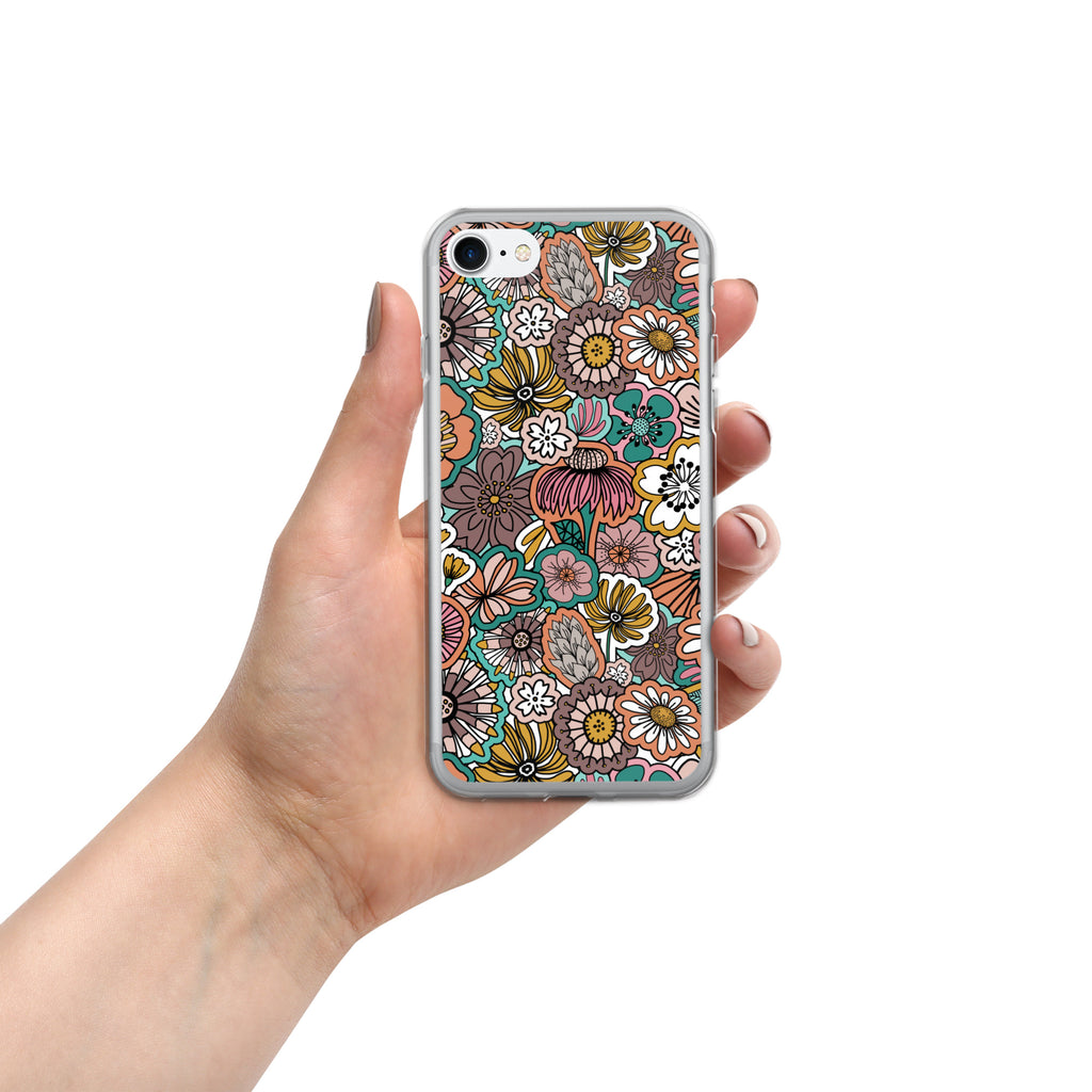 Sticker Book Flower Fields - Clear Case for iPhone®