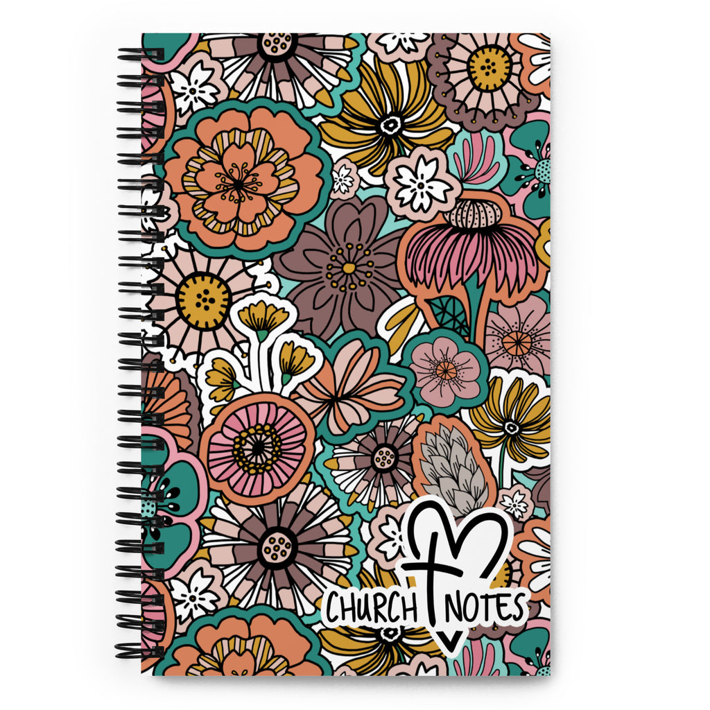 Church Notes - Spiral notebook